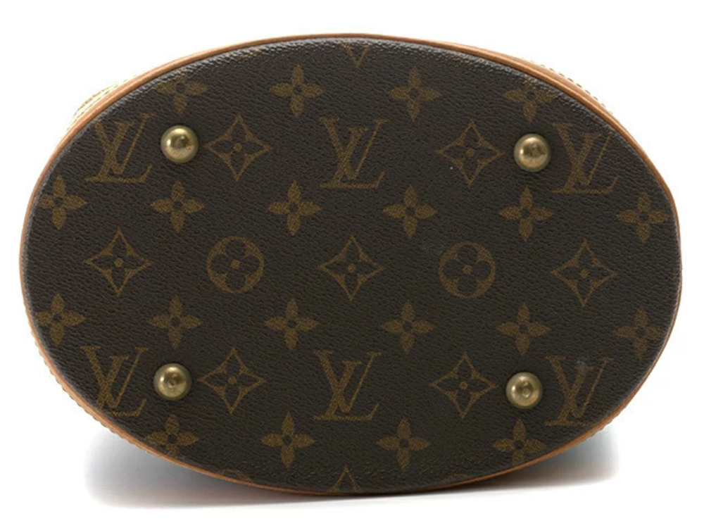 Louis Vuitton Monogram Handbag Bucket Brown